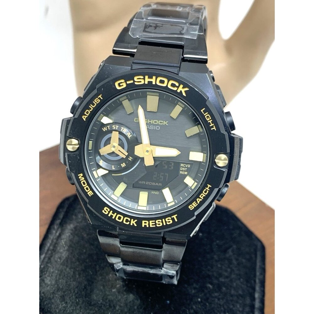 Casio G-Shock Men's Watch GSTB500BD1A9 Bluetooth Tough Solar Black Dial 5684